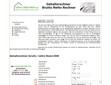 Tablet Screenshot of gehaltsrechner.org